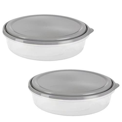 GoodCook EveryWare Extra Large 12-Inch Round Container 2-Pack - BPA Free
