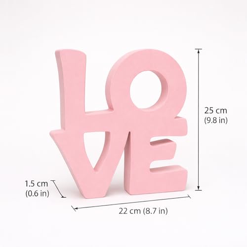 Love Blocks Wooden Table Decor - Romantic Valentine's Day Sign