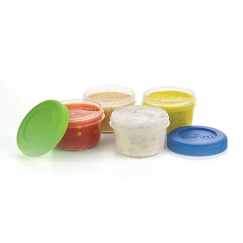 SnapLock 4-Piece Leak-Proof Dressing Set - Multicolored