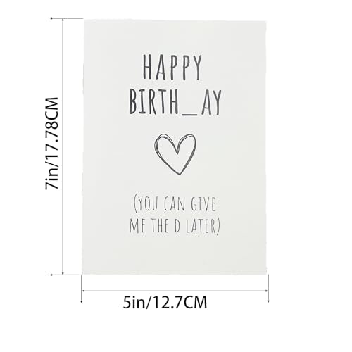 Funny Birthday Card for Men - Humorous Gift for Husband & Boyfriend
