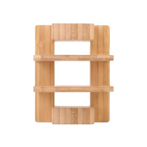 Donxote Bamboo Cutting Board Organizer Rack - Space-Saving Kitchen Storage