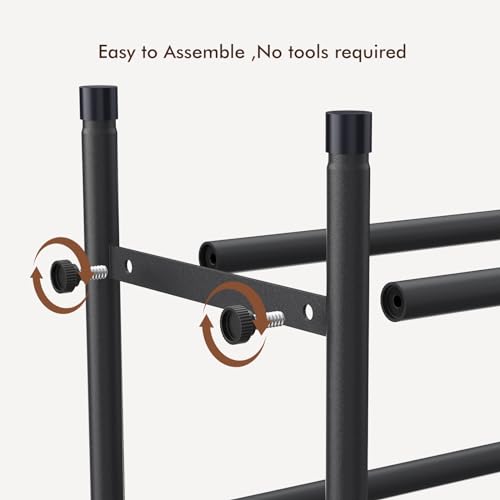 Expandable 2-Tier Shoe Rack - Adjustable Metal Organizer for Entryway & Closet