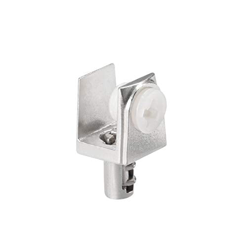 uxcell Glass Shelf Brackets - Zinc Alloy Adjustable Clamps for 5-8mm Glass