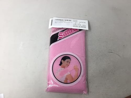 Salux Nylon Japanese Bath Wash Cloth - Pink