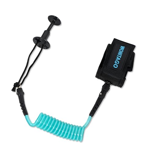 4 ft Bodyboard Leash ? 7mm Thick Coils Wrist Bodyboard Leash with Plug for Bodyboarding