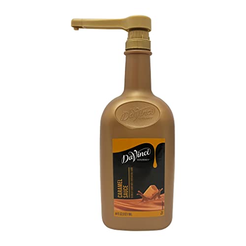 HANDIT 64 fl oz Sauce Pump for Syrup, Chocolate, Caramel & Vanilla - BPA-Free