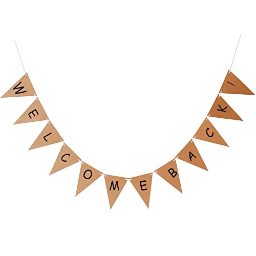 DIY Kraft Card Banner Set - 36 Triangular Flags for Party Decorations