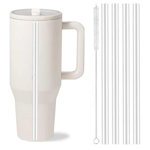 4 Pack Replacement Straws for HydroJug Traveler 32oz - 7.67 Inch Length, BPA-Free Tritan
