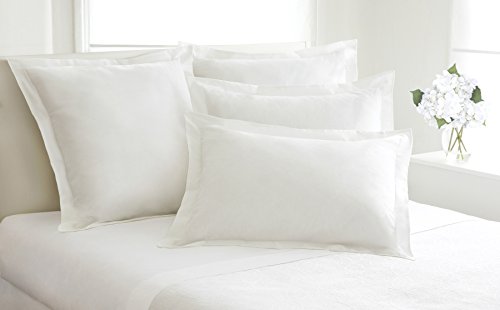 Poplin Euro Pillow Sham, 26x26 inches, White - Tailored Design