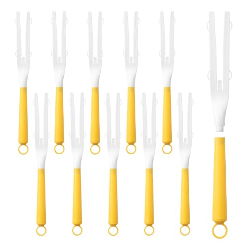 Heavy-Duty 10 Pcs Swiffer Duster Handle Replacement Set - Compatible with Swiffer Wand