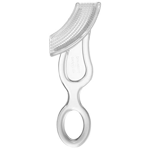 Brilliant Baby Teether Toothbrush, Silicone Bristles for 4+ Months