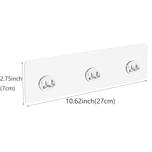 IWONEDY 2-Pack Shower Shelf Adhesive Strips, Waterproof & No-Drill
