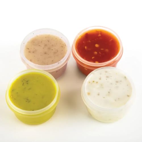 SnapLock 4-Piece Leak-Proof Dressing Set - Multicolored