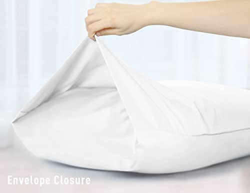 Sunflower Body Pillowcase 20"x54" Bright White Cotton Cover