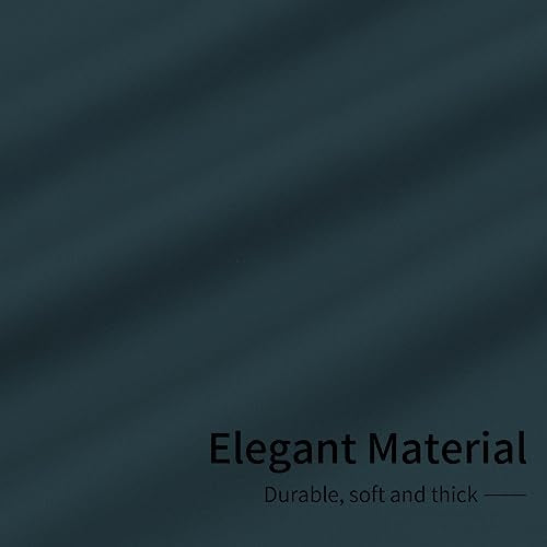 Easy-Going Thermal Blackout Curtain Panel, 100x84 inch, Bluestone