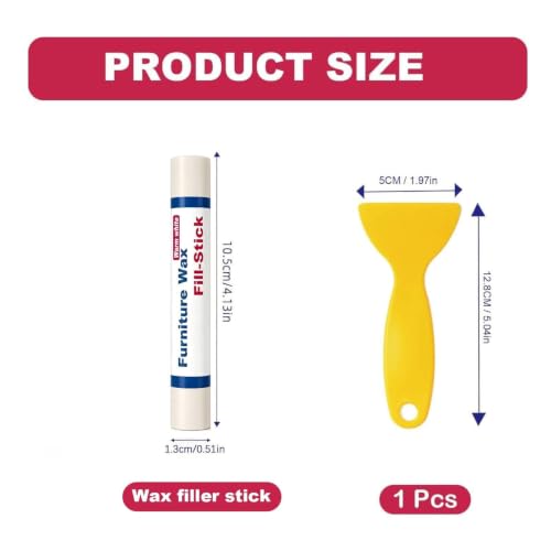 Kenbry Warm White Wood Filler Stick for Easy Wood Repair