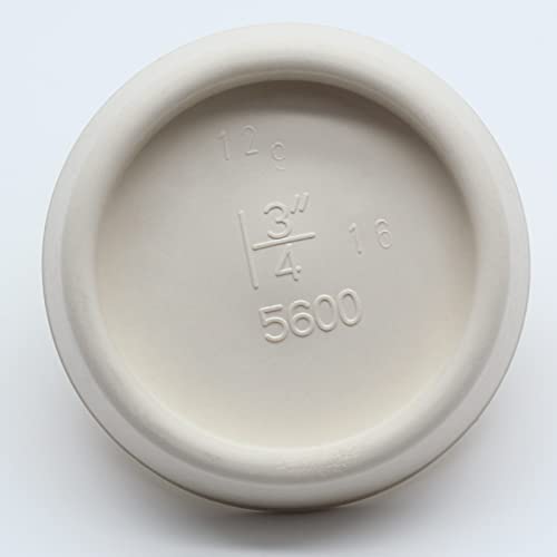 2-Pack Rubber Drain Stoppers 1-3/4 to 1-7/8 Inch - White