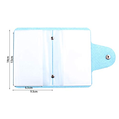 Finger Angel Light Blue Nail Art Stamping Plate Organizer Holder