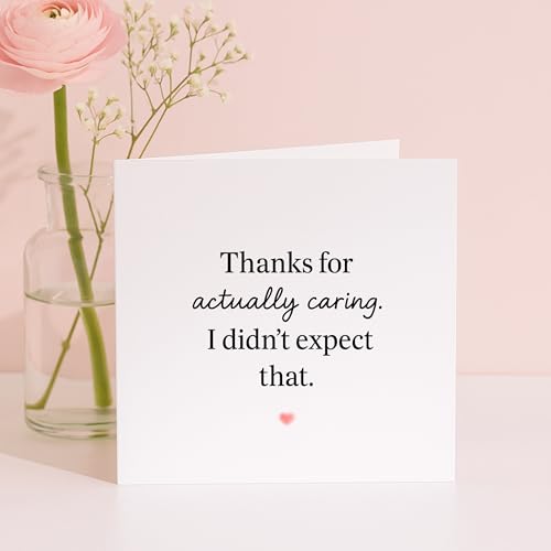 Heartfelt Thank You Card - Emotional Gratitude Note with Envelope