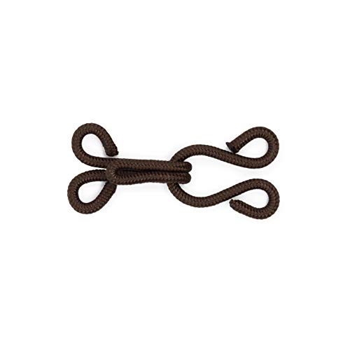 Dritz Extra Large Covered Hooks & Eyes Set - Brown (2 Pack)