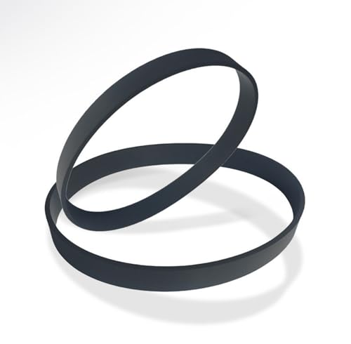 3-Pack 12.8mm Replacement Belts for Bissell ProHeat 2X Carpet Cleaner