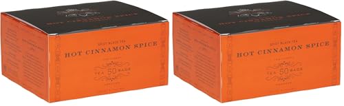 Harney & Sons Hot Cinnamon Spice Tea - 50 Count (Pack of 2)