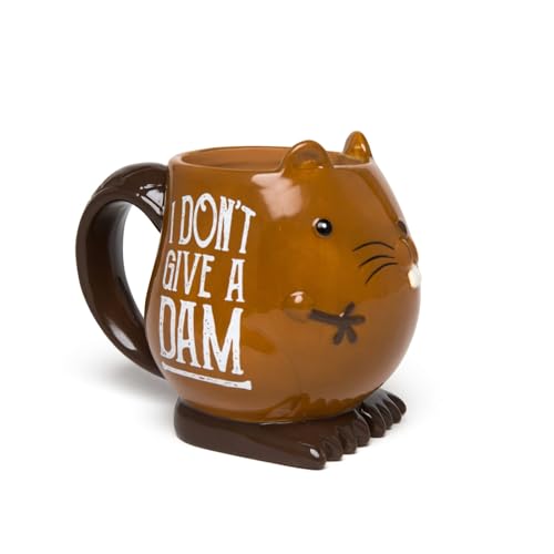 BigMouth Inc Sassy Beaver Coffee Mug 16 Oz Pack of 3 - Funny Ceramic Drinkware