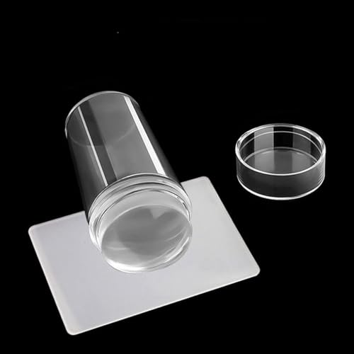 Clear Jelly Nail Stamper Set with Scraper and Stamping Plates
