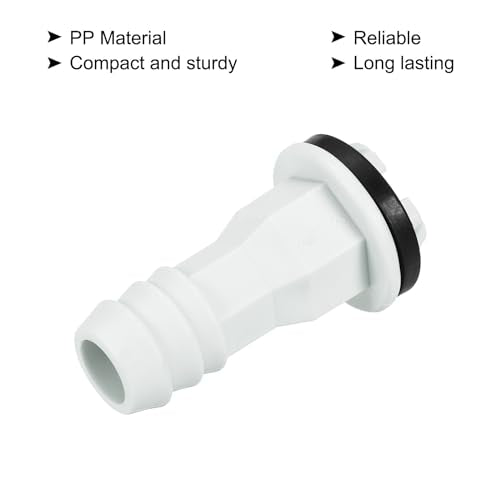 MECCANIXITY Air Conditioner Drain Hose Connector, 15mm, Pack of 2