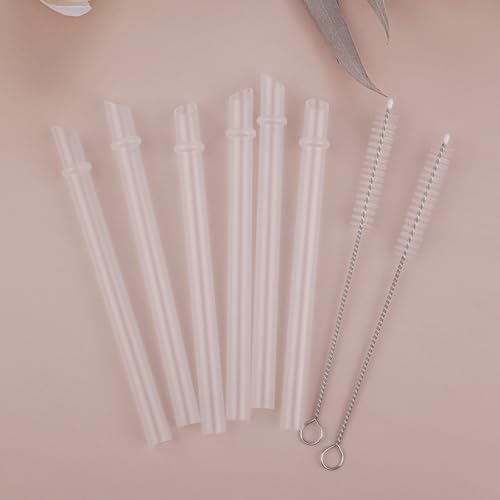 Bubrike Multicolor Replacement Silicone Straws & Spill-Proof Lids for 14oz Kids Reduce Coldee 2.0 Tumbler
