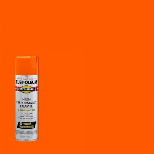 Rust-Oleum Professional Gloss Safety Orange Spray Paint - 15 oz