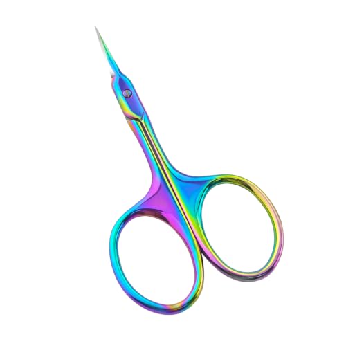 Cuticle Scissors - Extra Fine Curved Tip Stainless Steel Nail Scissors