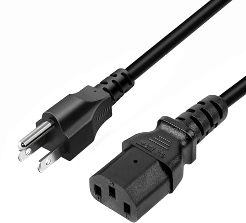 5ft 3-Prong Power Cord Replacement for Instant Pot and Smokeless Grills