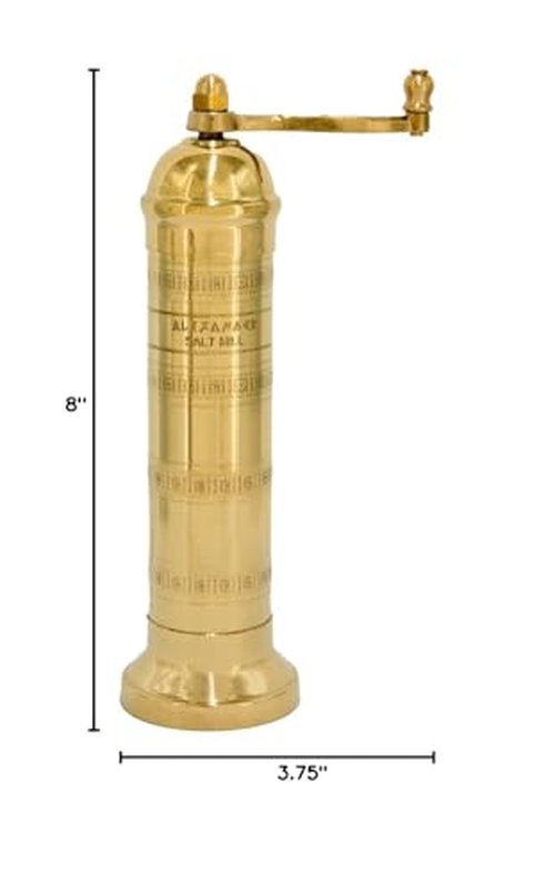 Alexander Home The Original European Mill (Brass, 8-Inch Salt)