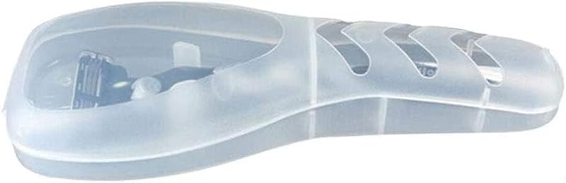 Portable Travel Razor Cover Case Transparent Shaver Protector Organizer