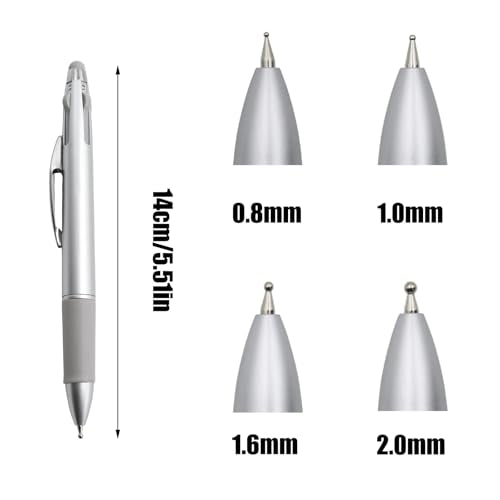 NoxWisp 5-in-1 Nail Dotting Tool and Ballpoint Pen for Nail Art