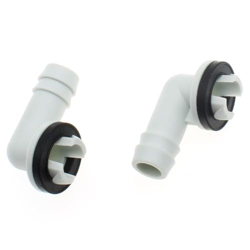 2 Pcs AC Drain Hose Connector Elbow Fitting, 15mm Air Conditioner Adapter