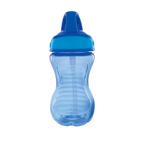 Nuby Flip-It Easy Grip Sippy Cups - 10 oz, No-Spill Straw, 2 Pack