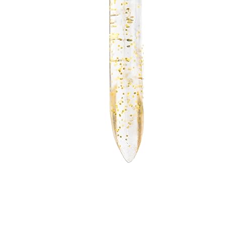 100 Pcs Disposable Double-End Nail Cuticle Pusher Gold Care Sticks