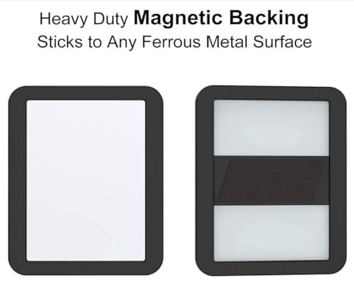 Magnetic Locker Mirror 5x7 Inch - Real Glass School Locker Accessory