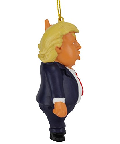 Funny Donald Trump Christmas Ornament - Make Your Tree Great Again - 3.5 Inch Holiday Decor