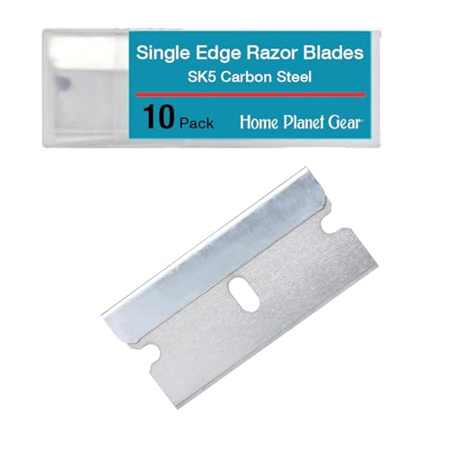 Home Planet Gear Single Edge Razor Blades 10 Pack with Storage Box