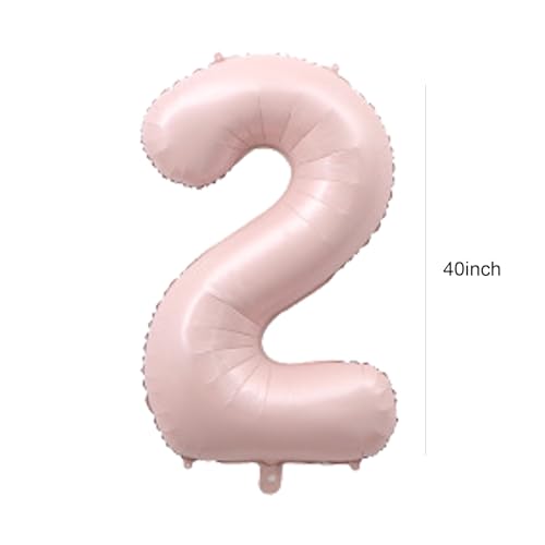 Number 2 Birthday Balloon & Flower Decoration Set