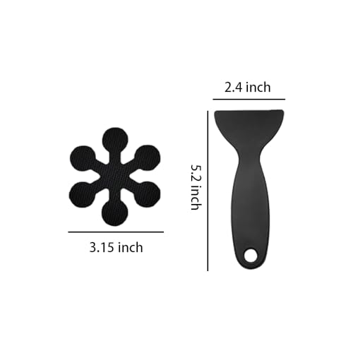 24 PCS Flower Bathtub Non-Slip Stickers - PEVA Shower Floor Safety Appliques