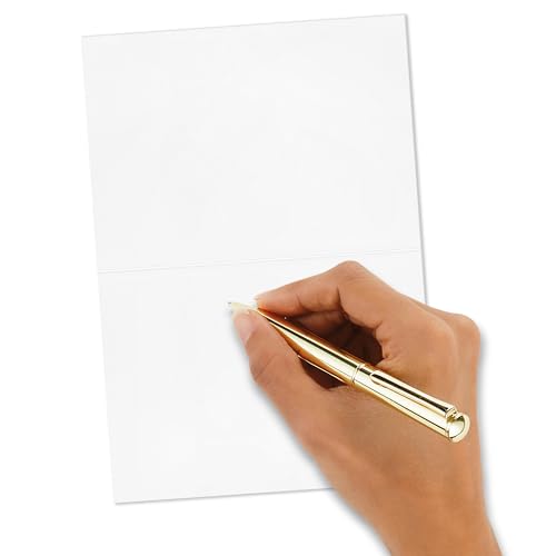 Hallmark Graduation Thank You Cards 2025 - Black & Gold (40 Count)