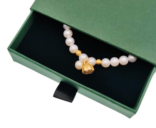 GymRichy Green 2-Pack Small Jewelry Gift Boxes 3.5x3.5x1 Inch for Earrings & Necklaces