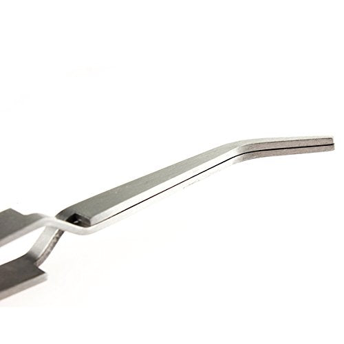 Yimart Stainless Steel Nail Art Tweezers for Rhinestones and C-Curve Acrylics