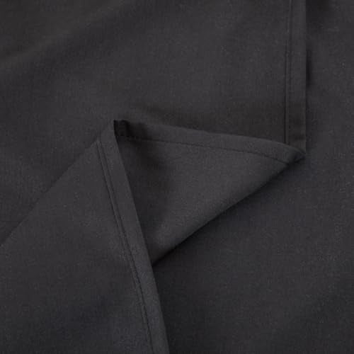 Twin Flat Sheet - 66x96 Inch Black Brushed Microfiber, Hotel Quality