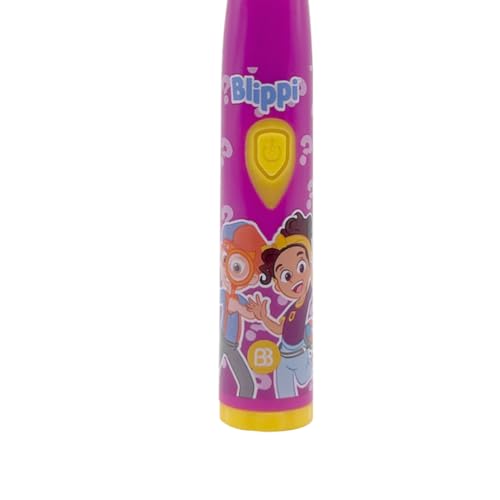 Brush Buddies Blippi Kids Electric Toothbrush Battery Powered Purple