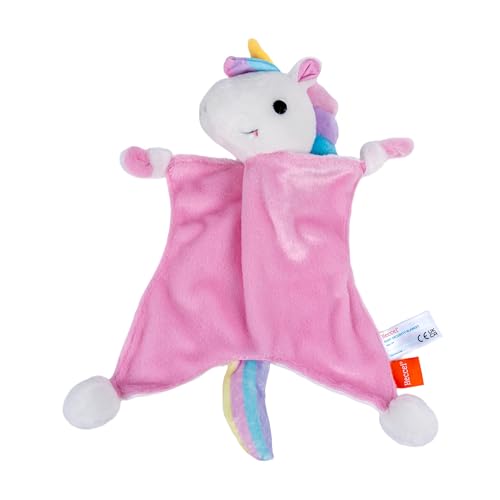 HECCEI Baby Security Blanket Soft Lovey 14-Inch Plush Snuggle Toy for Newborns